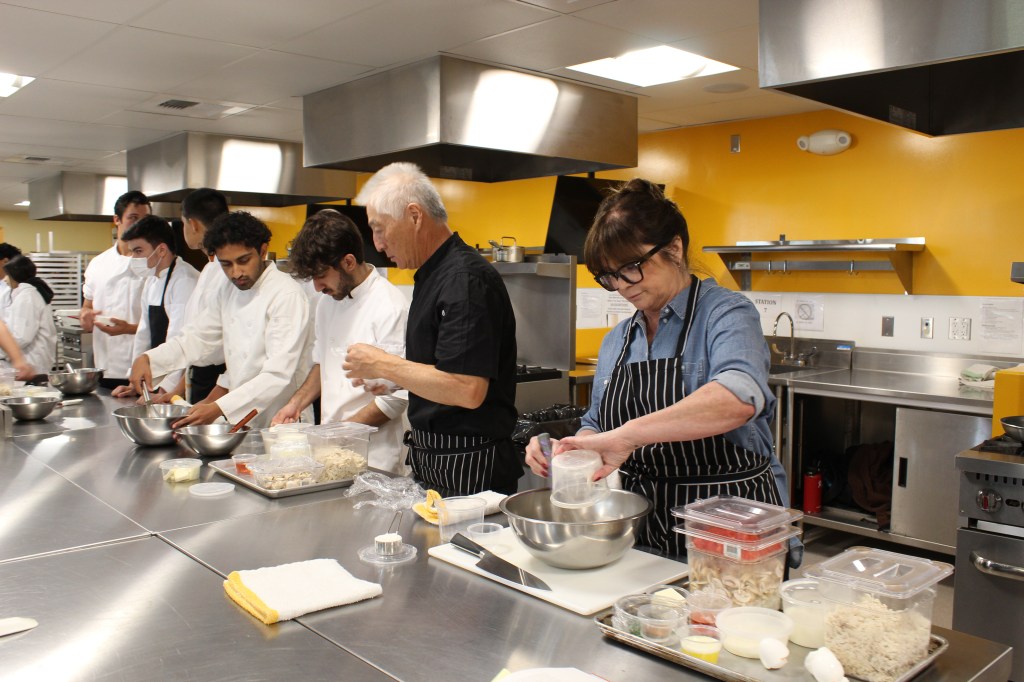 Valerie Bertinelli visits GHC and cooks up memories with Culinary Arts&nbsp;students