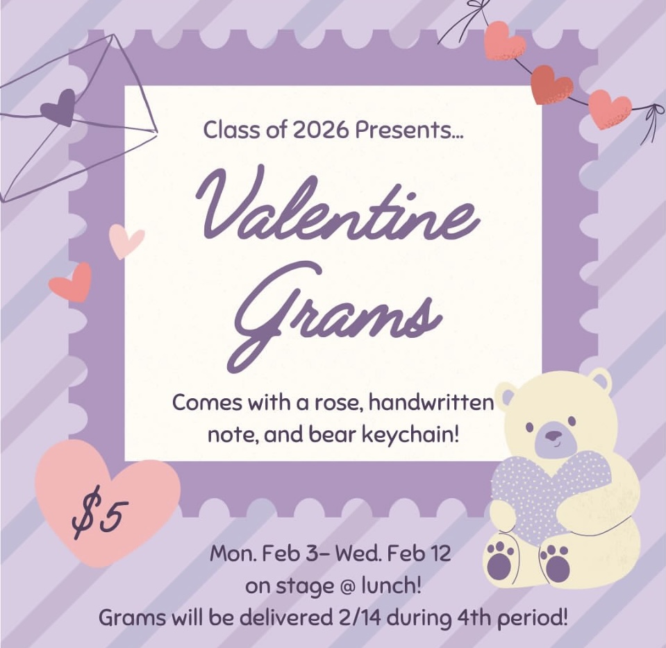 ASB Valentine’s Day Grams help spread&nbsp;love